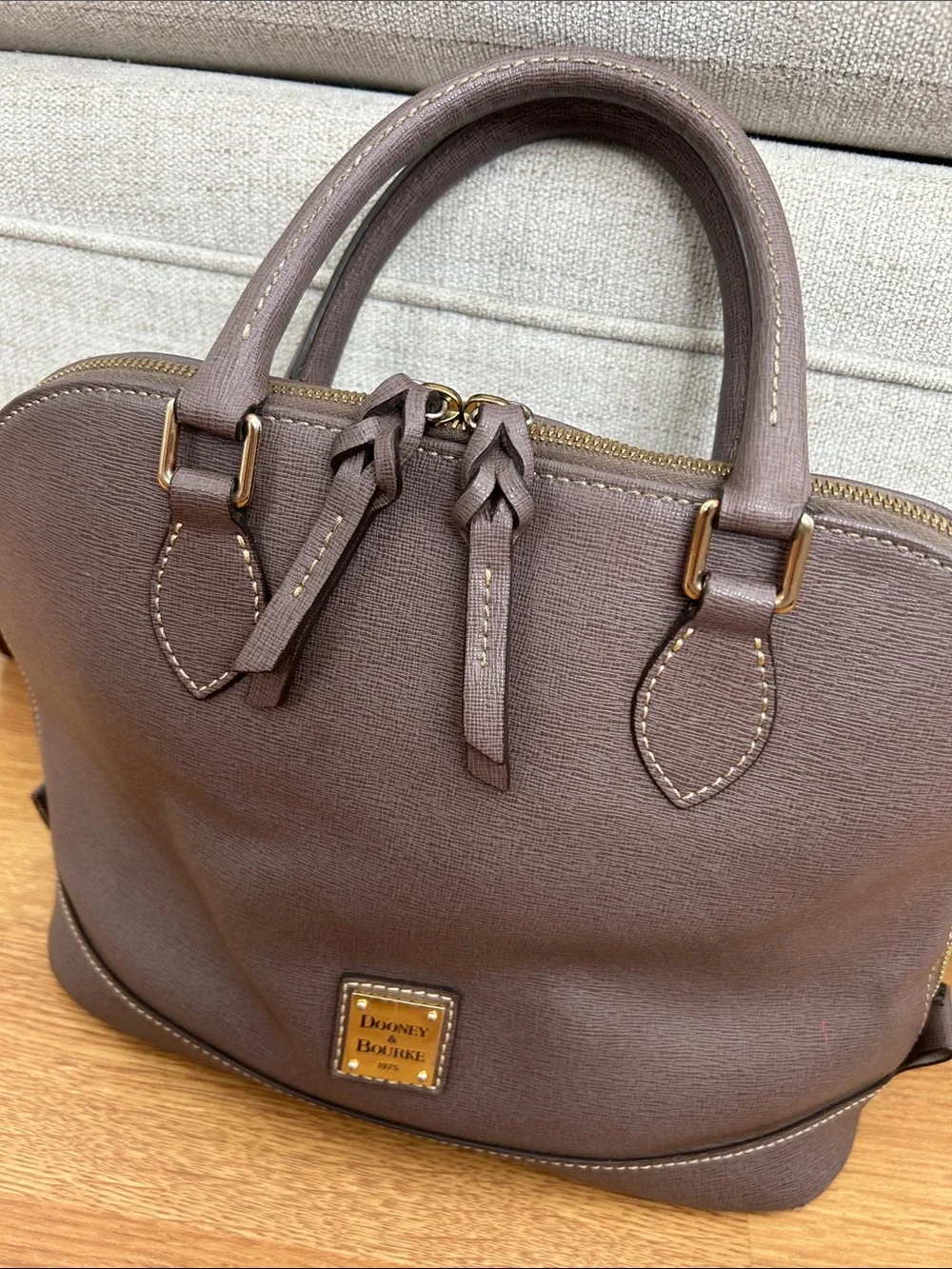 Dooney & Bourke structured leather